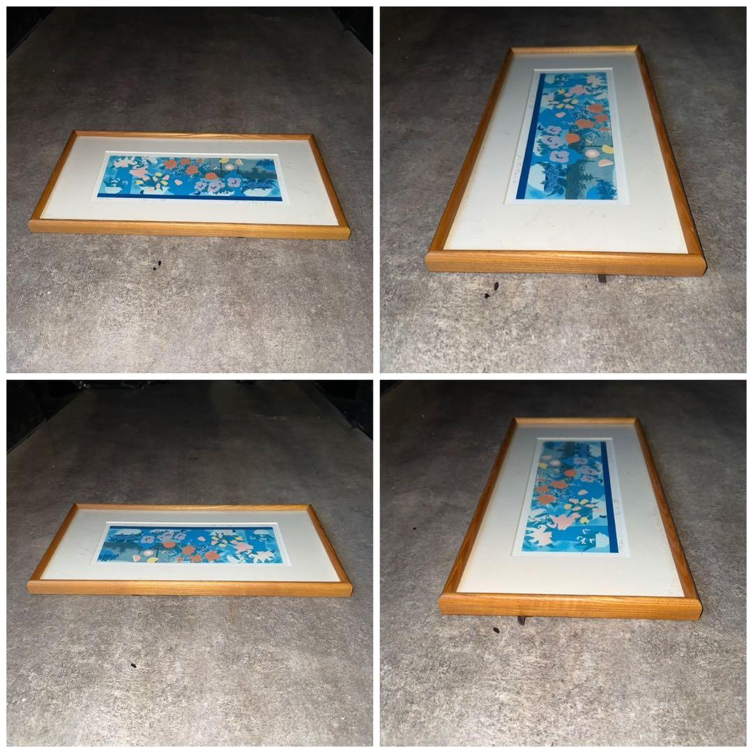 吉岡浩太郎　花の詩　版画 シルクスクリーン　179/200 限定　オリジナル版画