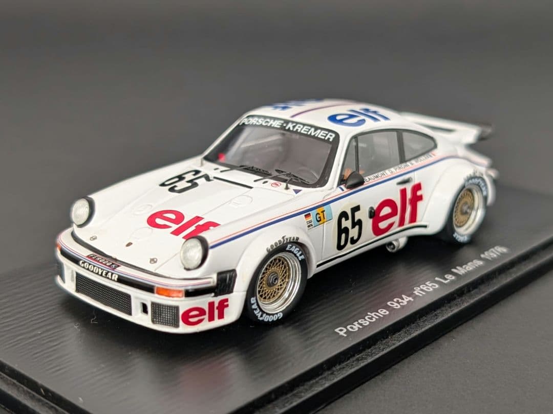 スパーク 1/43 ポルシェ 934 #65 1976年 ル・マン24時間耐久