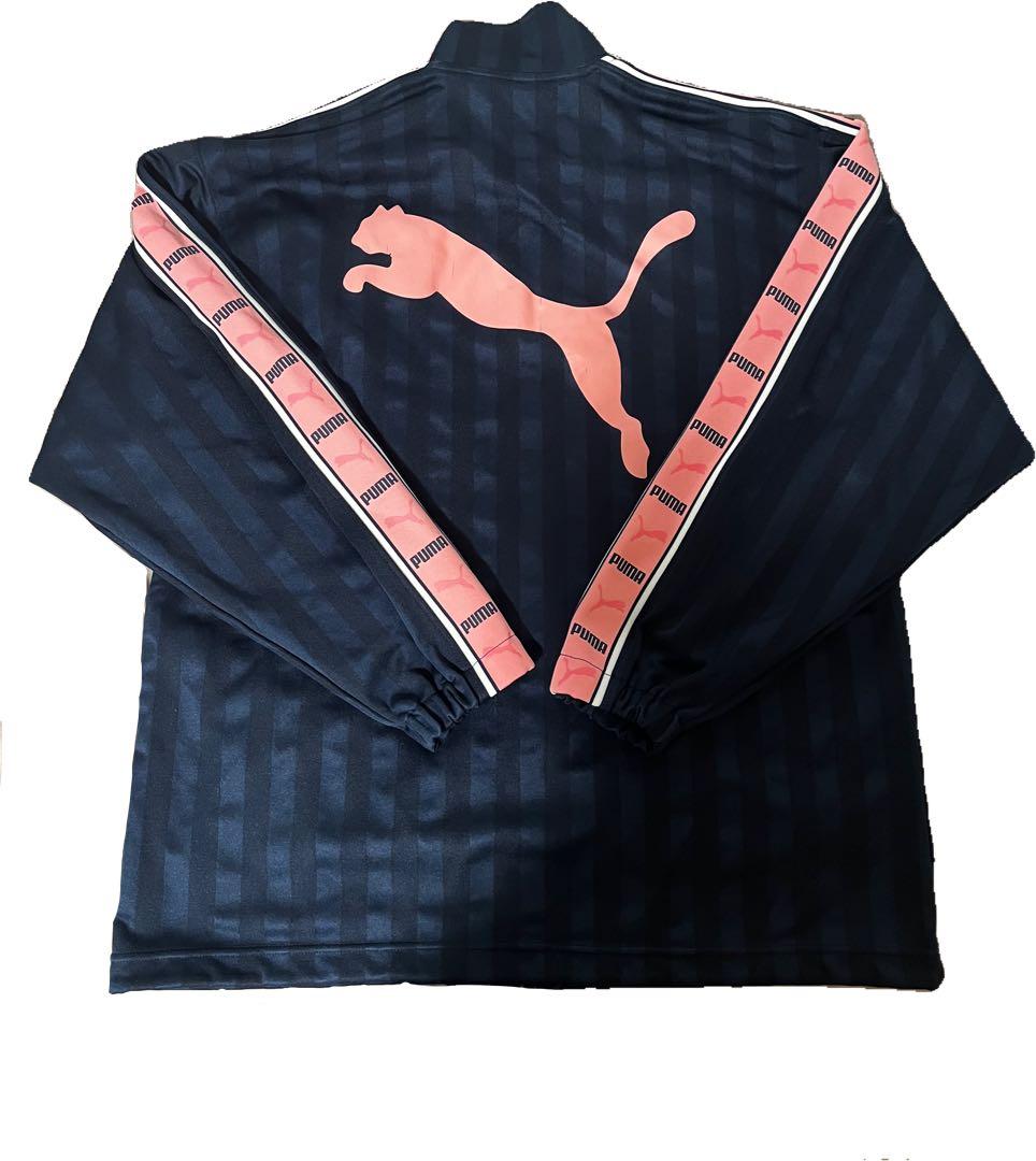 PUMA プーマ　プージャ　ネイビー ピンク ジャージ 上下セット　Y2K