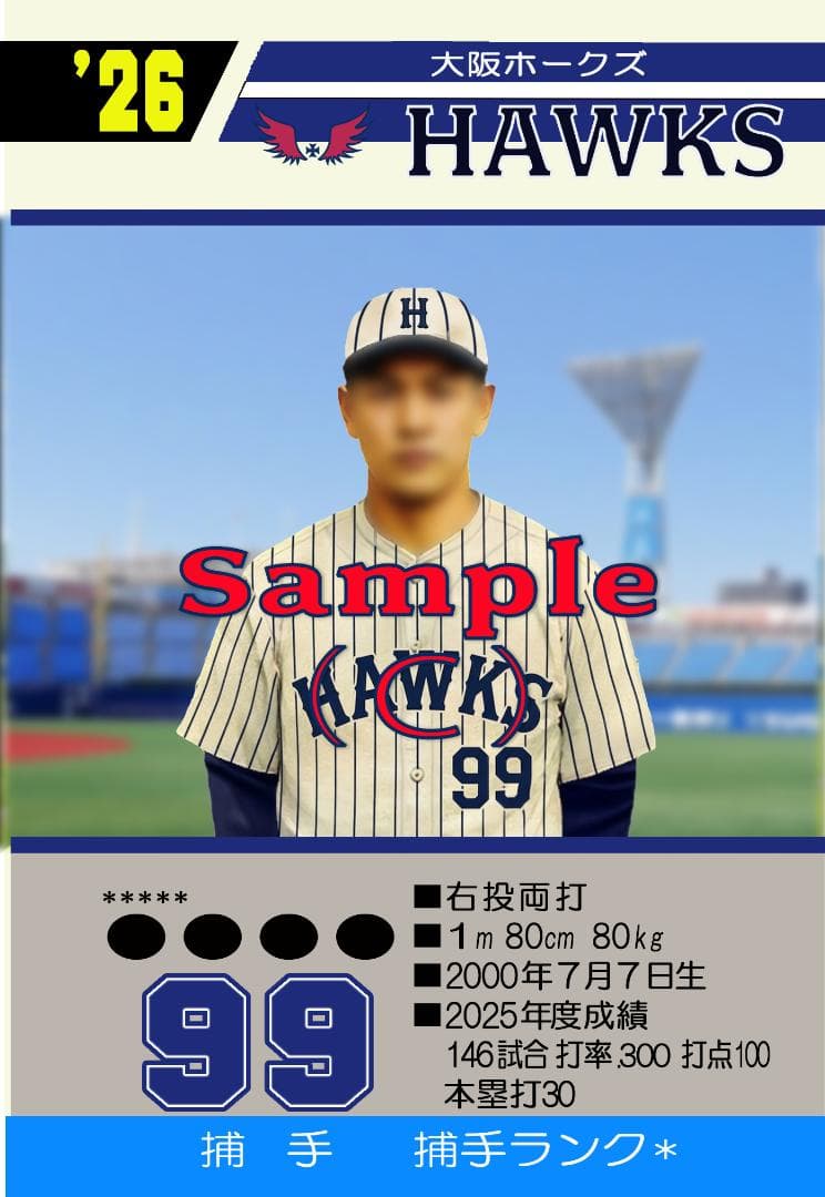 【問い合わせ専用】自作　オリジナル　プロ野球カードゲーム