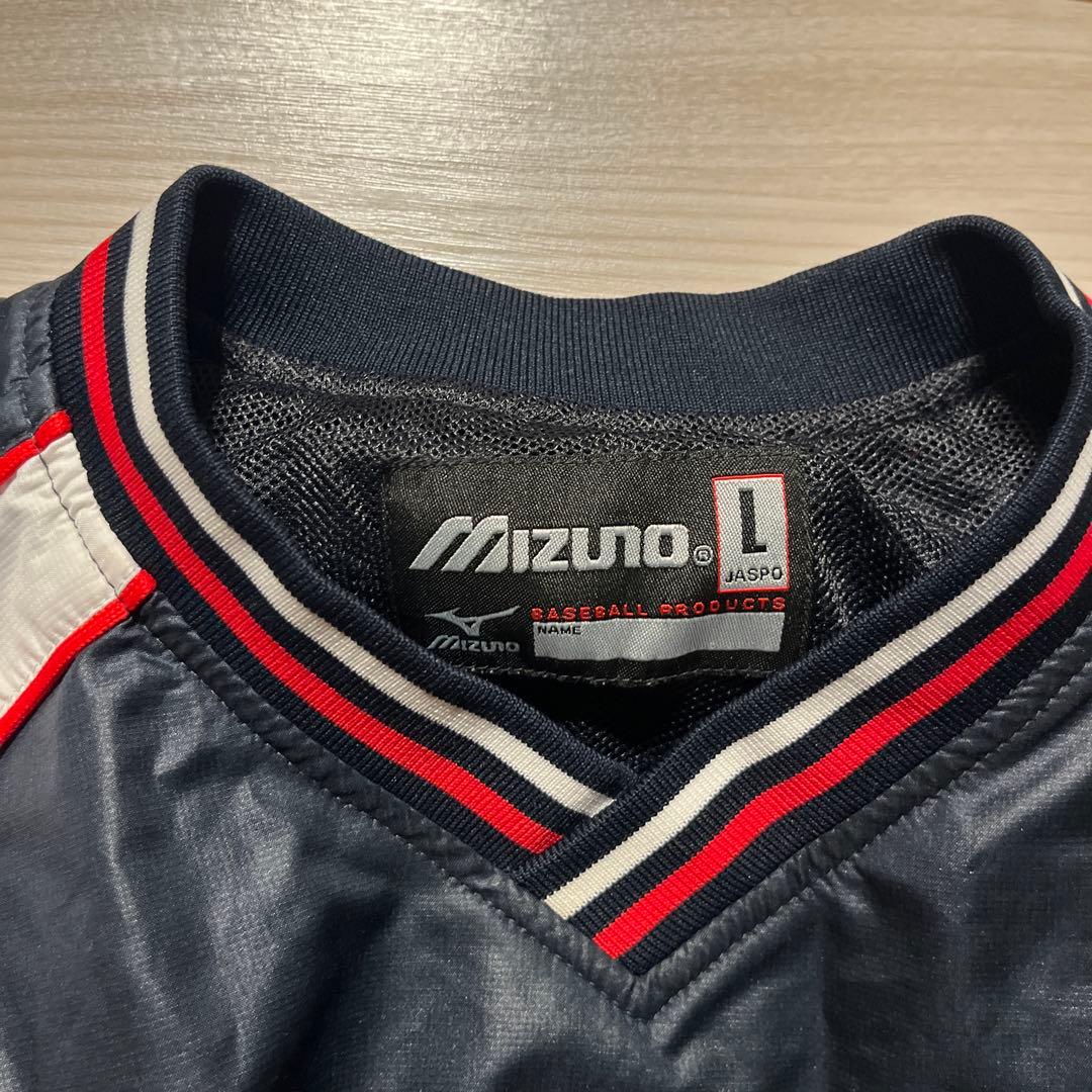 大特価！早い者勝ち！　Mizuno ネイビー Vネックジャケット Lサイズ
