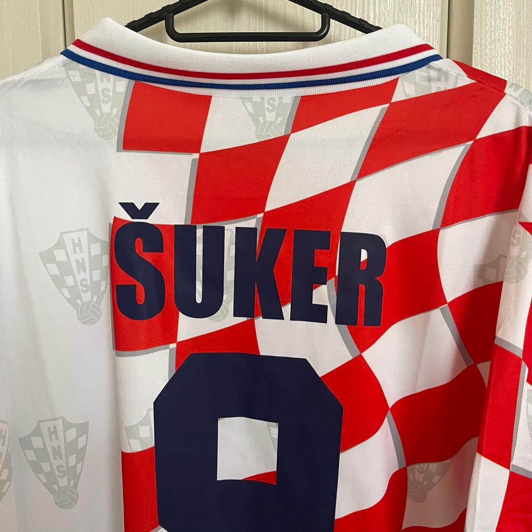 クロアチア　シューケル　1998年　W杯サッカーユニフォーム　ワールドカップ