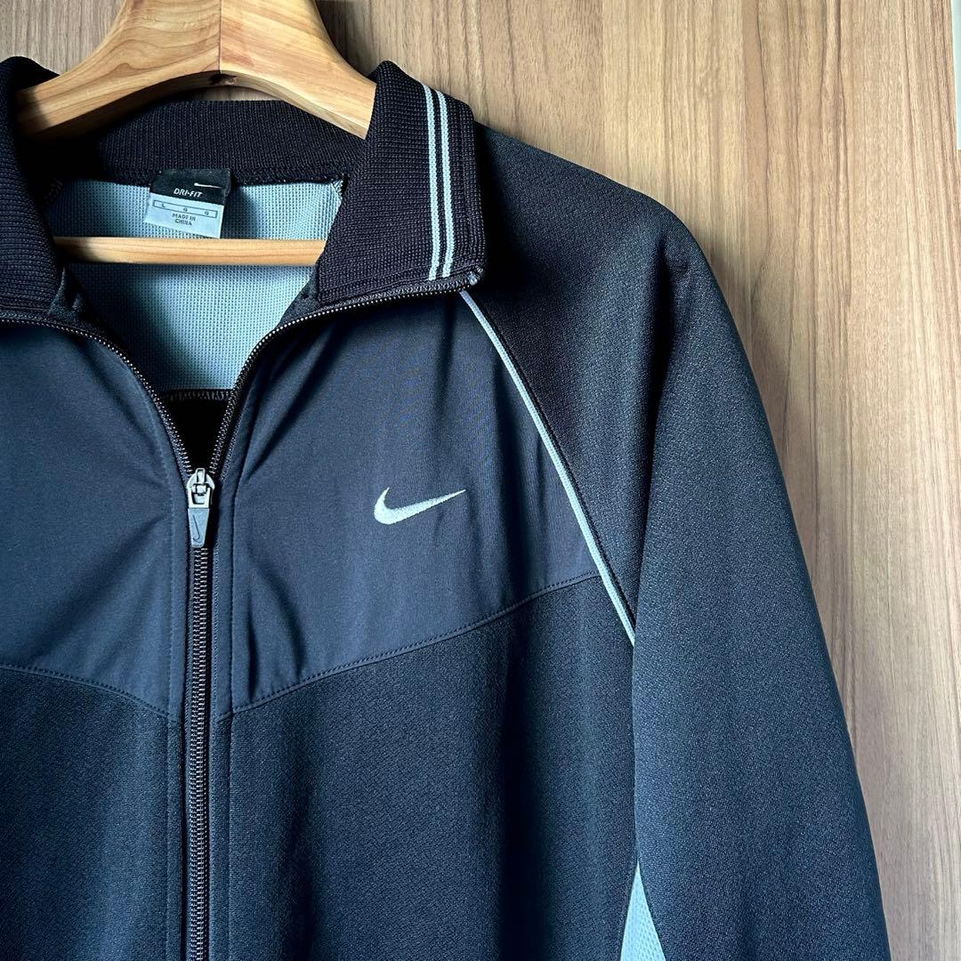 【美品】00s NIKE ナイキ トラックジャケット セットアップ Y2K L