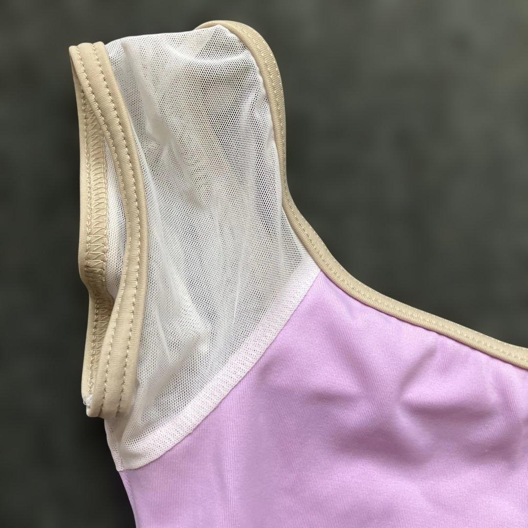 YUMIKO ピンクメッシュレオタード