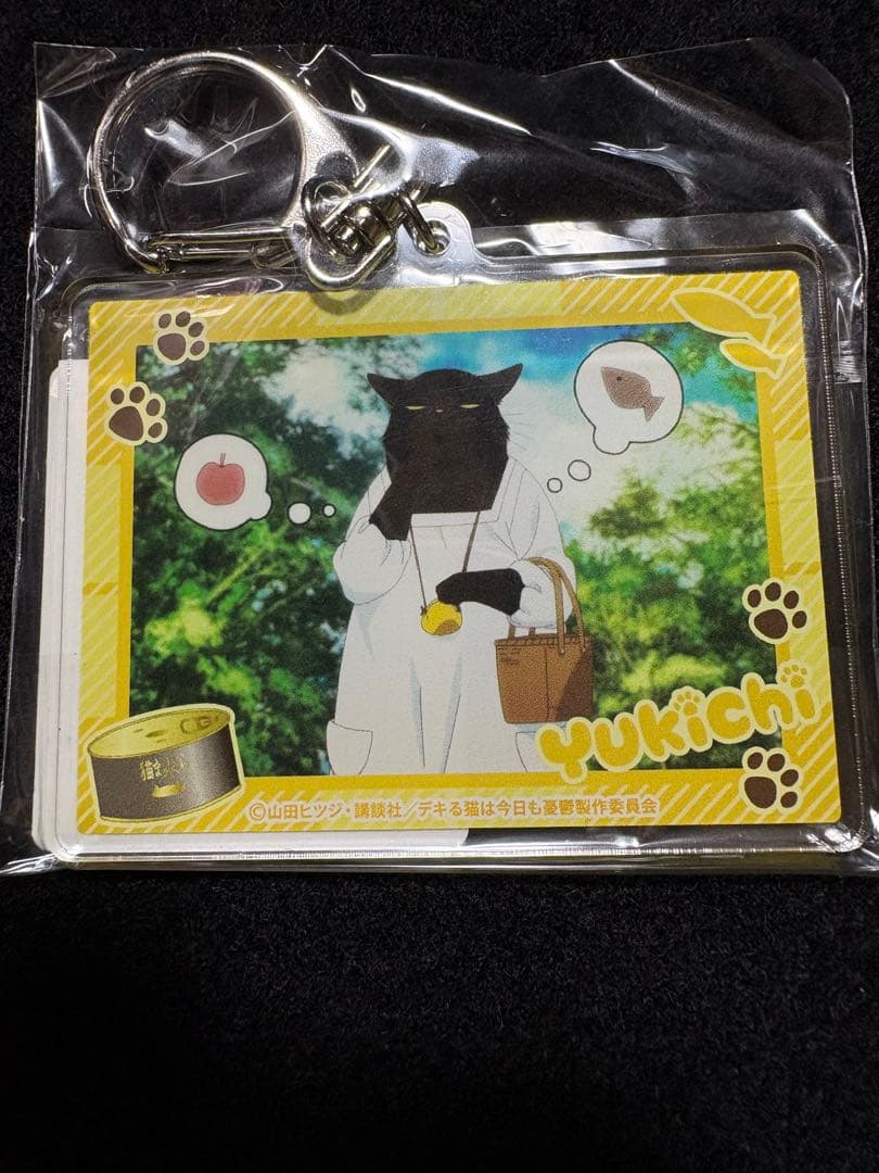 【未開封】 デキる猫は今日も憂鬱 アクリルキーホルダー 3個セット