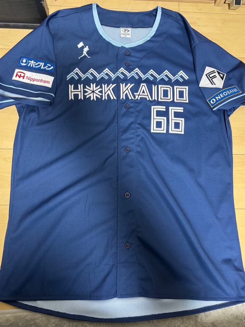 日本ハムファイターズ 万波中正 welovehokkaido ユニフォーム Xl