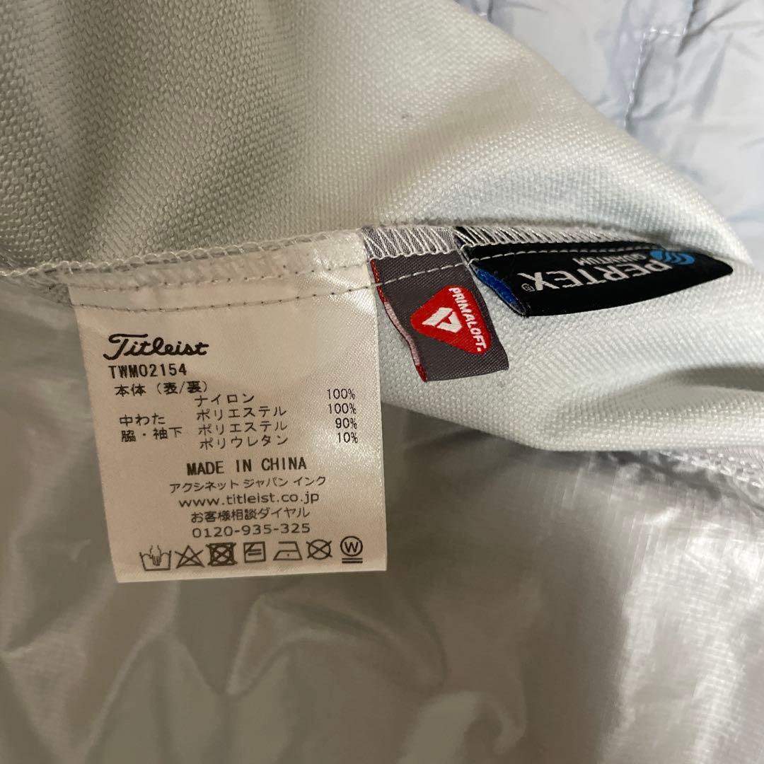 Titleist　タイトリスト　メンズゴルフウェア　中綿　防風防寒ジャケット