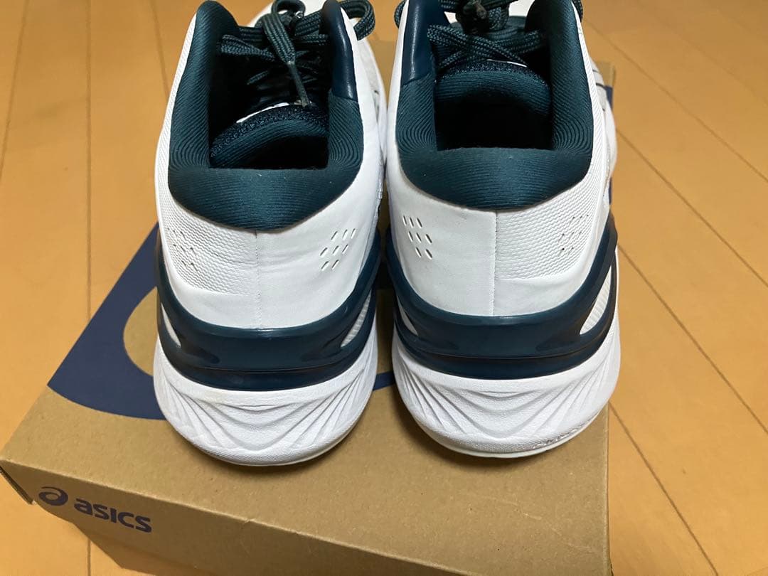 バスケットボールシューズゲルバースト28 WHITE/MAGNETIC BLUE