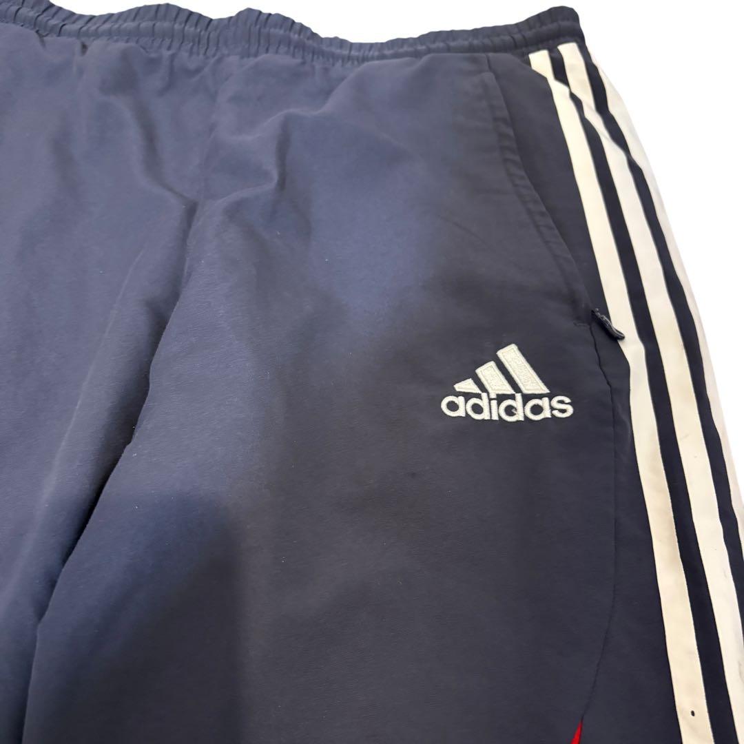 レア　adidas リバプールFC ジャージパンツ ネイビー　刺繍　アディダス