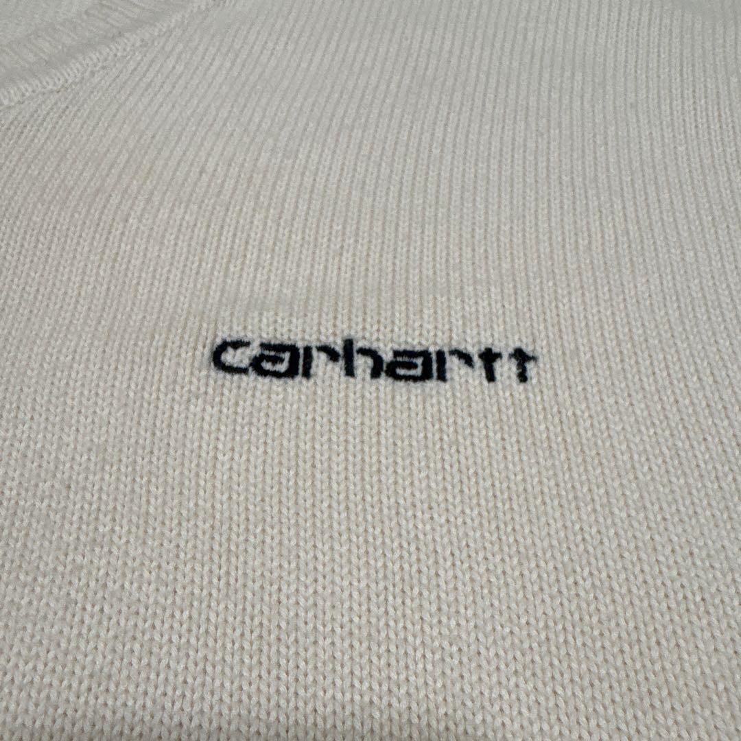 carhartt アイボリー Vネックニットベスト L カーハート