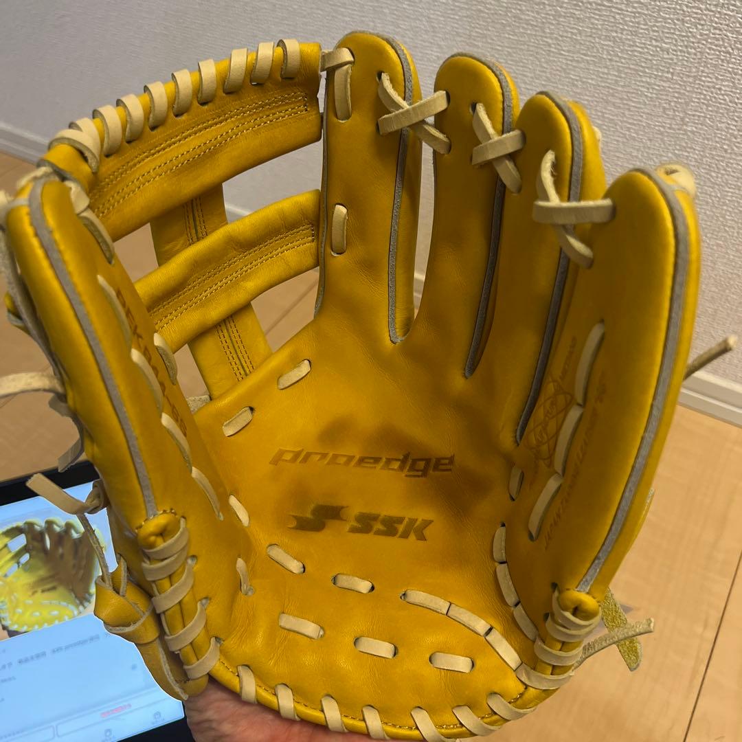 【限定値下げ！】　新品未使用　SSK proedge 内野手　硬式 型付け済
