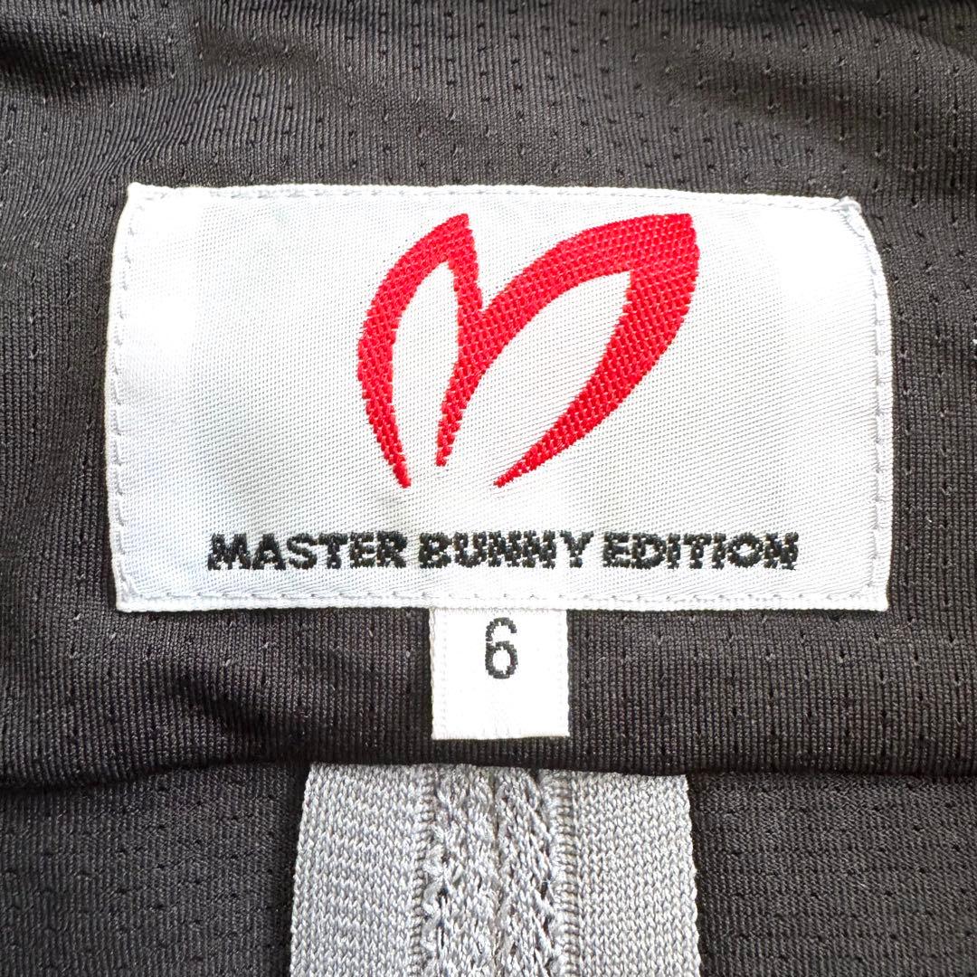 【極美品】マスターバニーエディション　ロゴ　半袖　ポロシャツ　XL ブラック