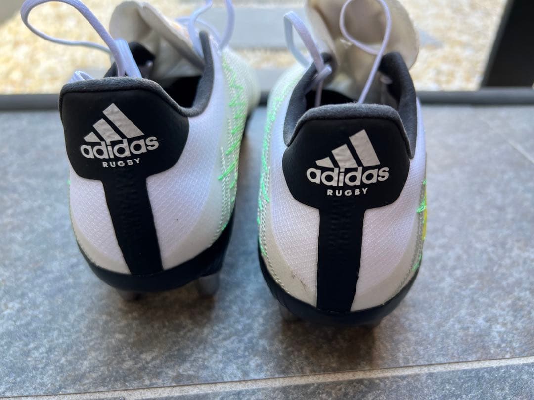 adidas RUGBY シューズ ホワイト/イエロー　ラグビー　スパイク