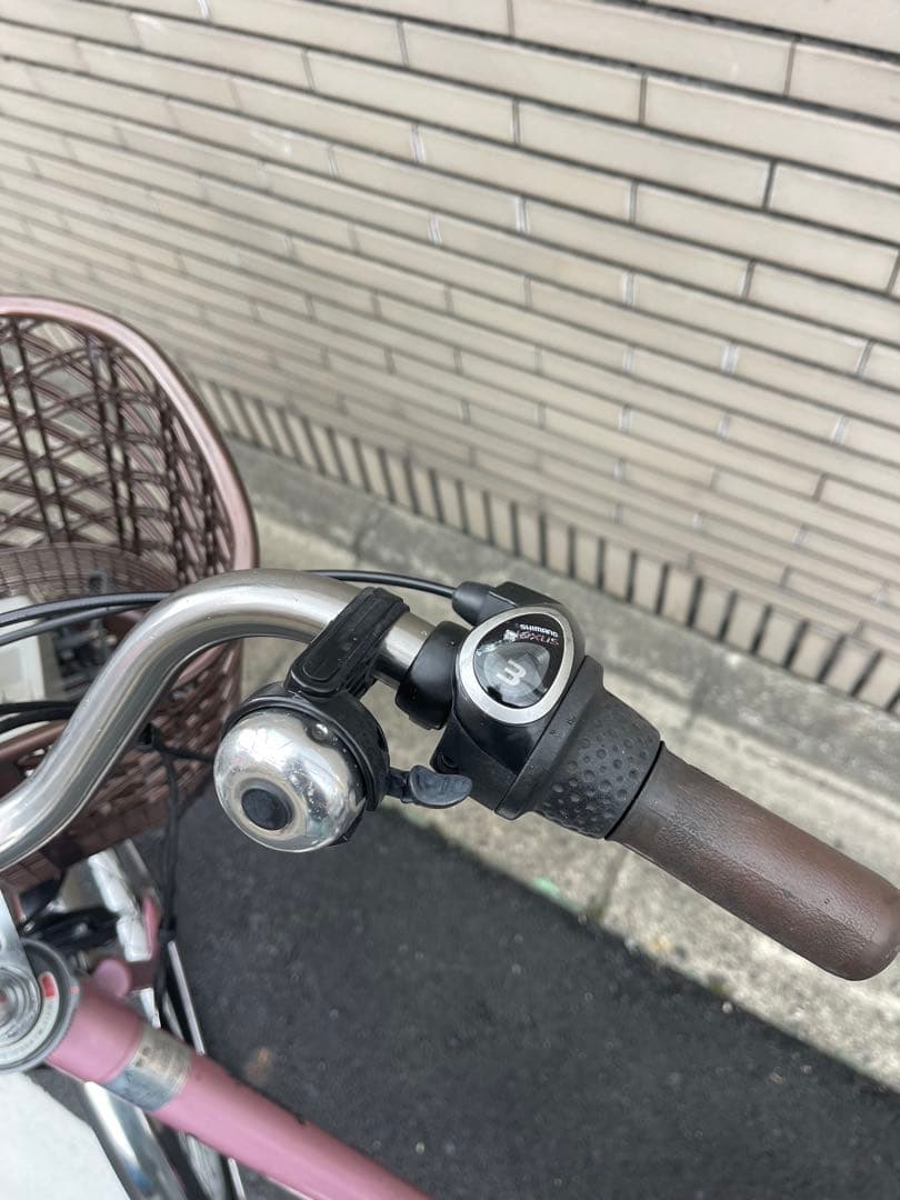 8.9ah Panasonic電動アシスト自転車 ピンク シティタイプ