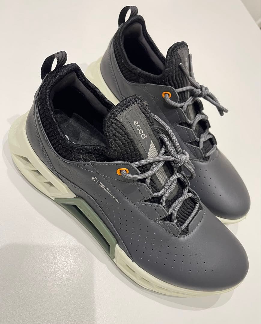 ecco ゴルフシューズ グレー　M Biom C4 【靴ひもタイプ】メンズ
