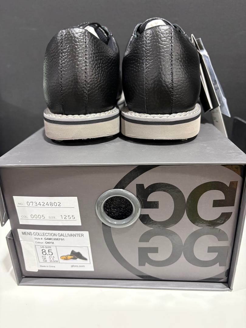 G/FORE スパイクレス本革　黒 ゴルフシューズ 25.5センチ新品箱付