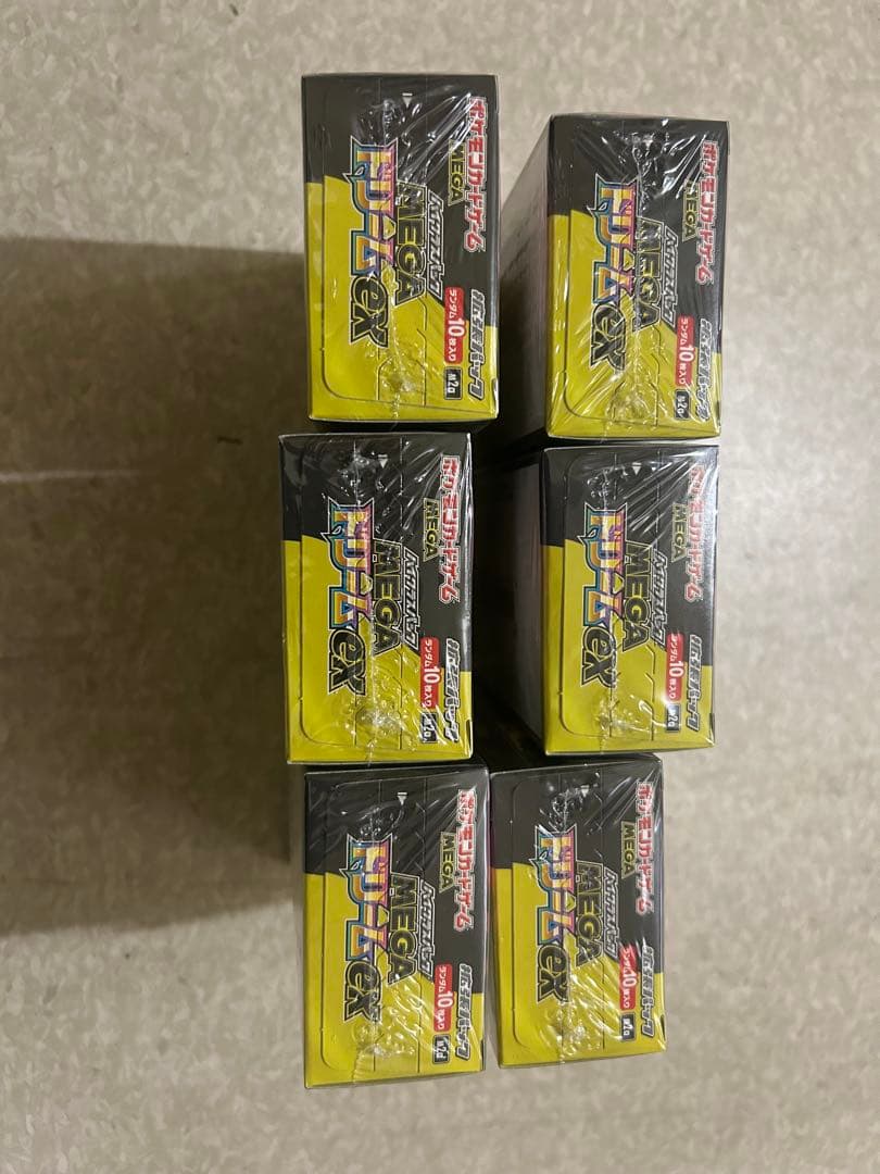 ポケモンカードゲーム メガドリームEX 6box シュリング付き