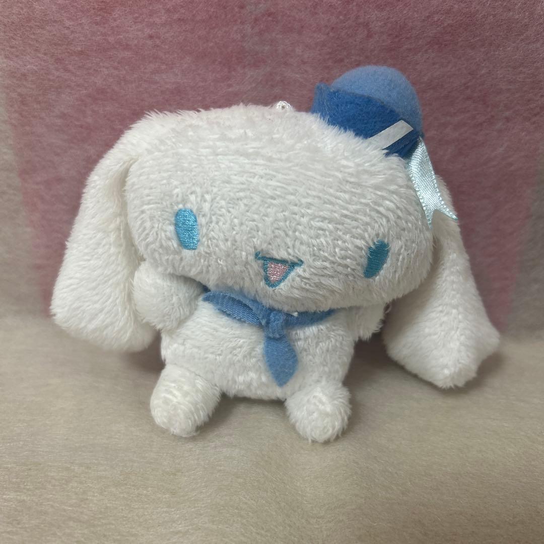 サンリオ シナモロール ぬいぐるみ キーホルダー フロッキー ③