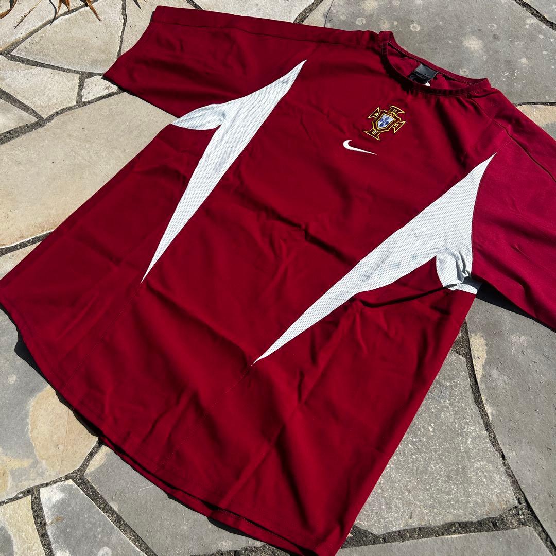 00s NIKE ポルトガル代表　ユニフォーム　センターロゴ　サッカーシャツ