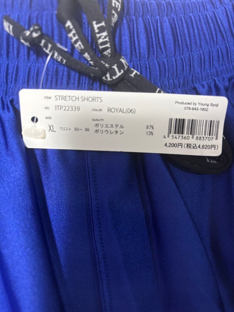 インザペイント　XL ネイビー/グレー ショートパンツ　バスパン