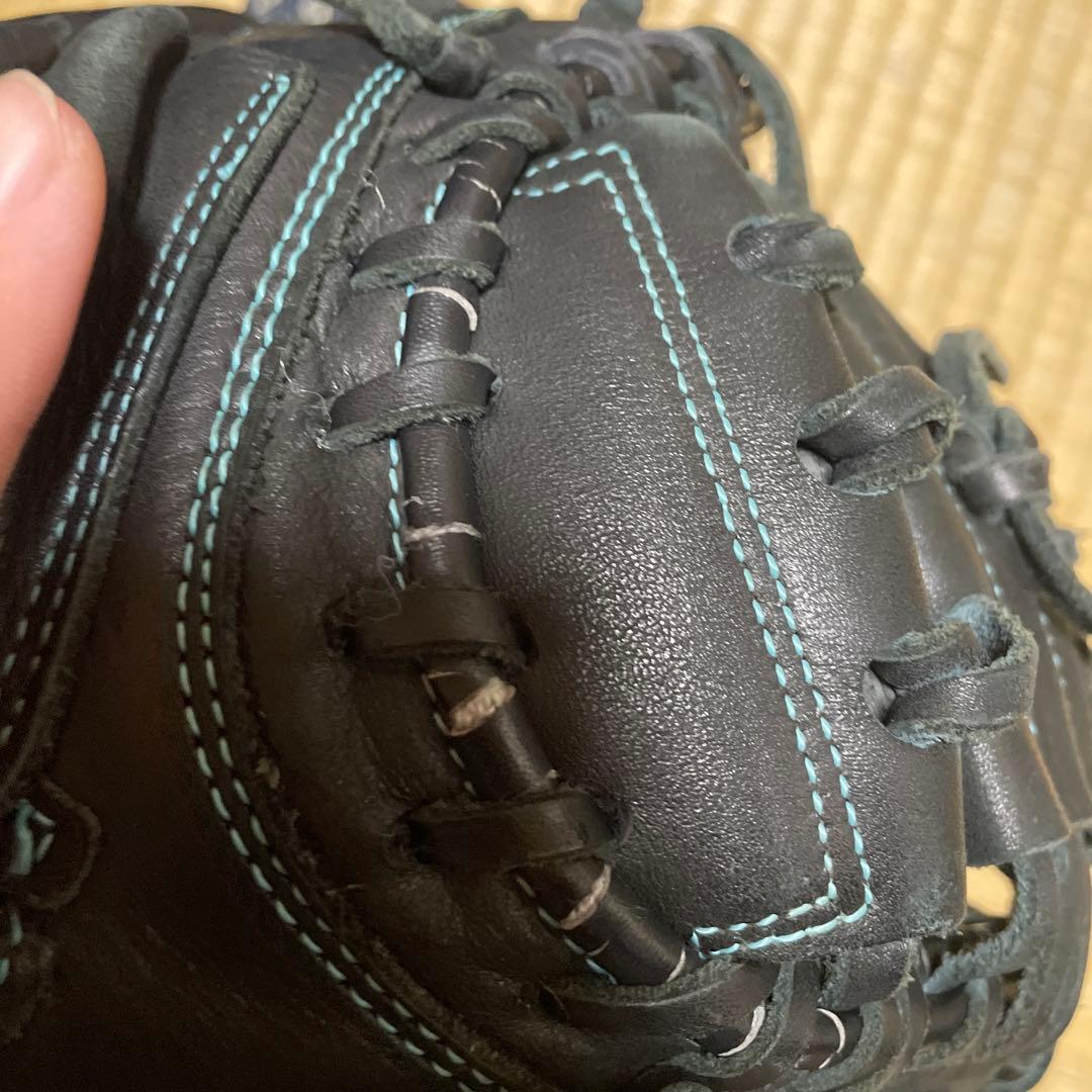 ZETT 黒　軟式グローブ　 右投げ用