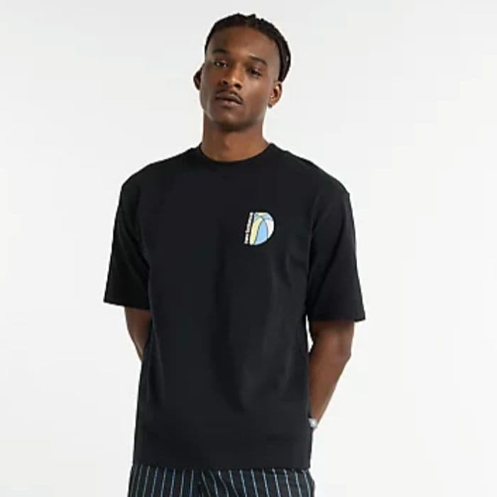 美品オーバーサイズ Hoops Mosaic Court new balance