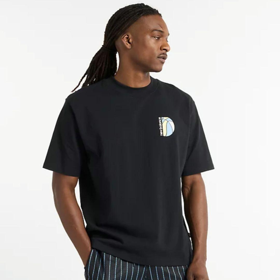 美品オーバーサイズ Hoops Mosaic Court new balance