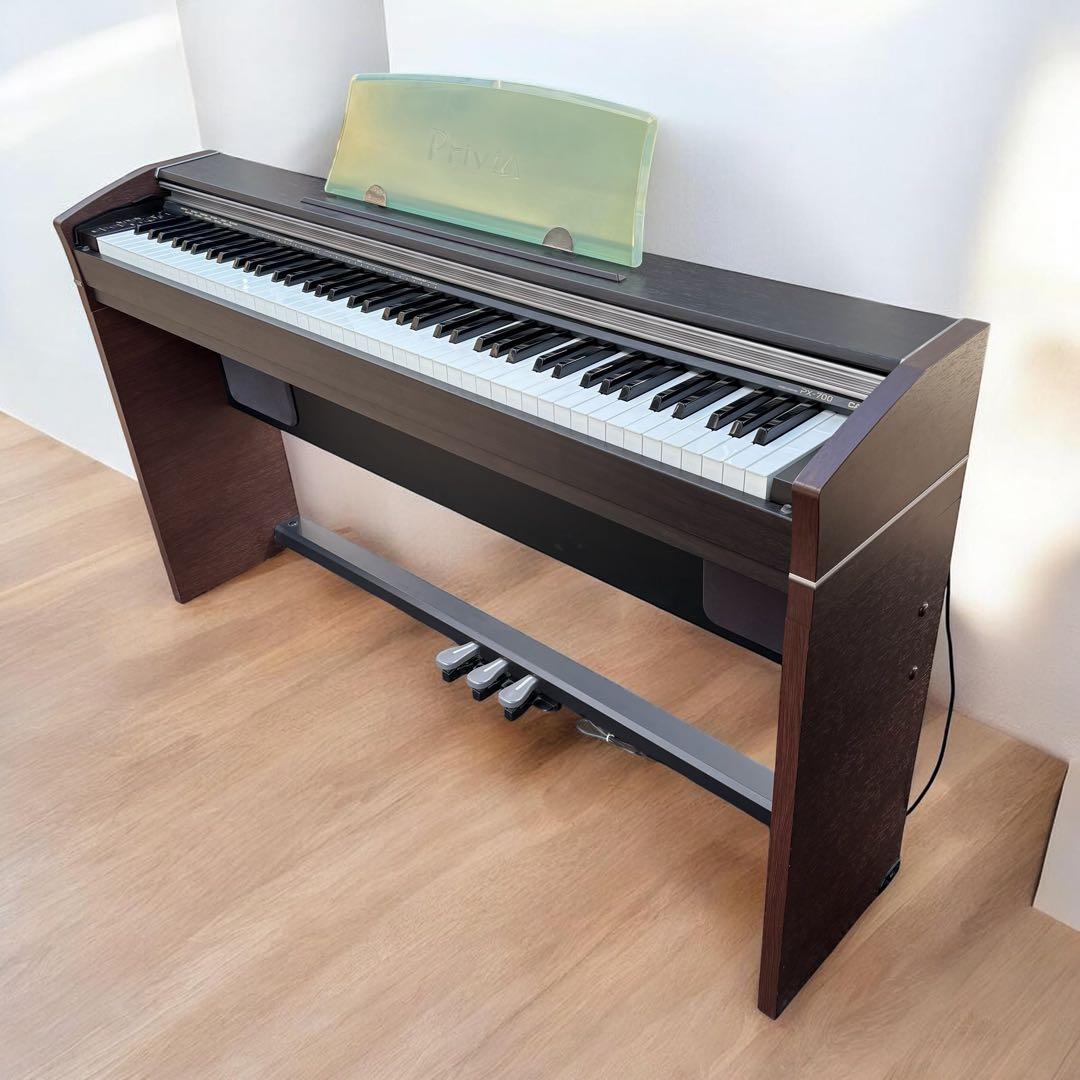 【関西無料配送】CASIO PX-700 88鍵盤 電子ピアノ 木目調 美品