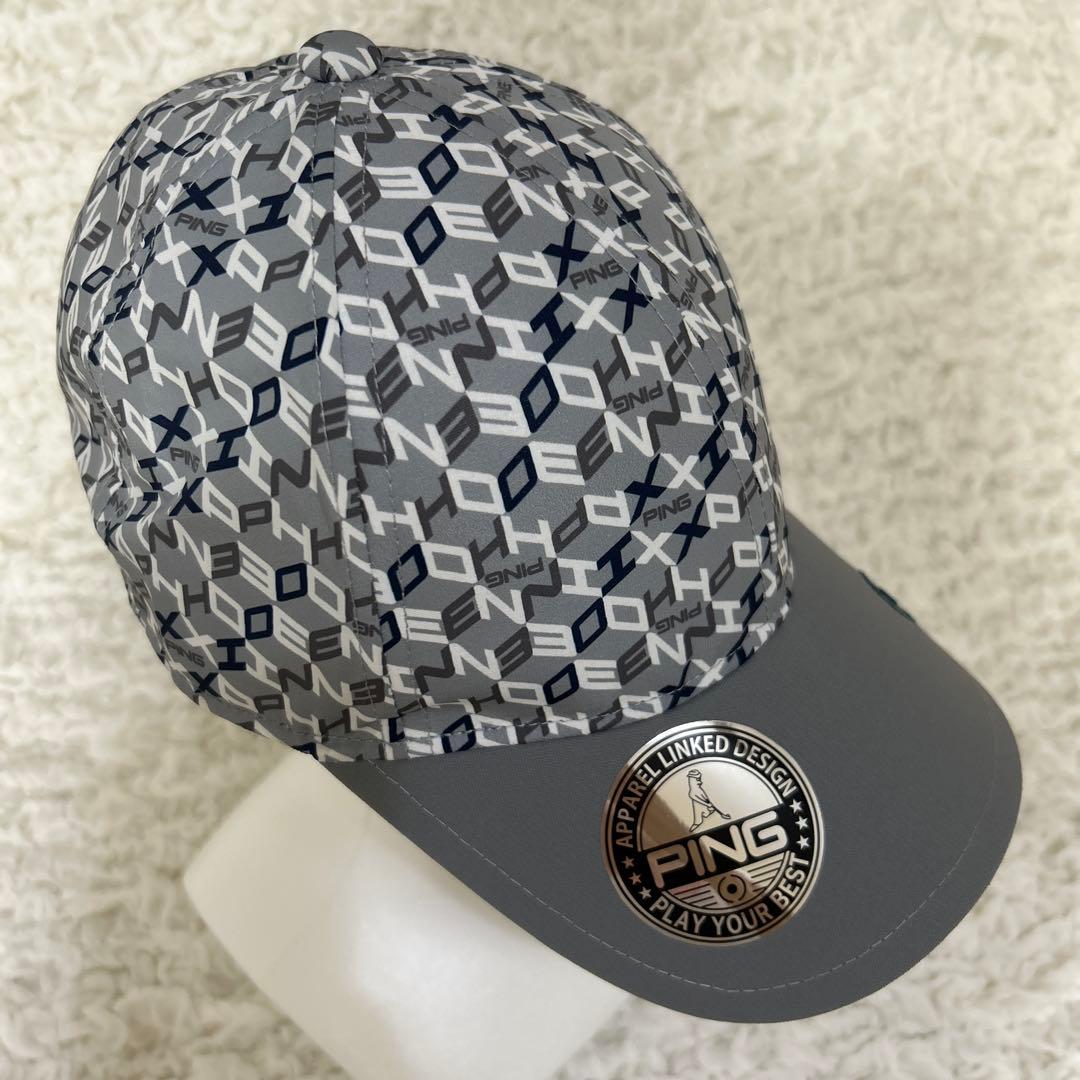 【新品・未使用品】 PING キャップ グレー　非売品