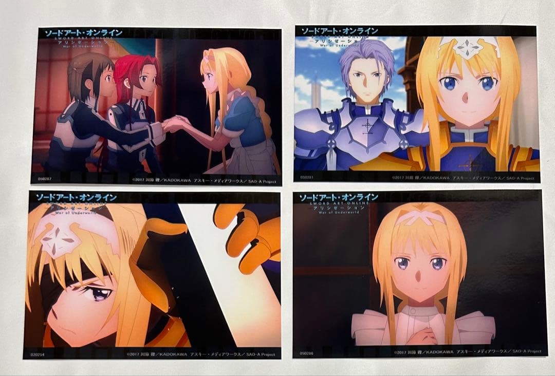 ソードアート・オンライン WoU ネットプリント アリス　まとめ売り