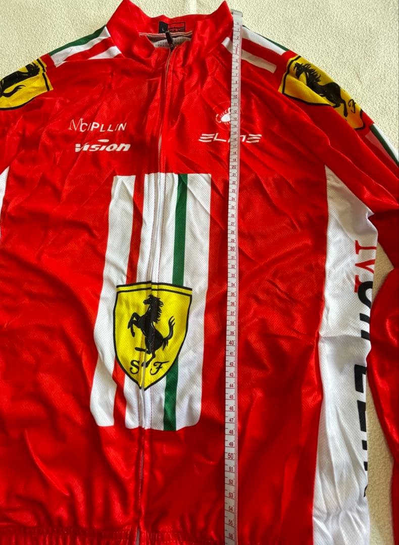 フェラーリ　サイクリングシャッツウェア　サイズL
