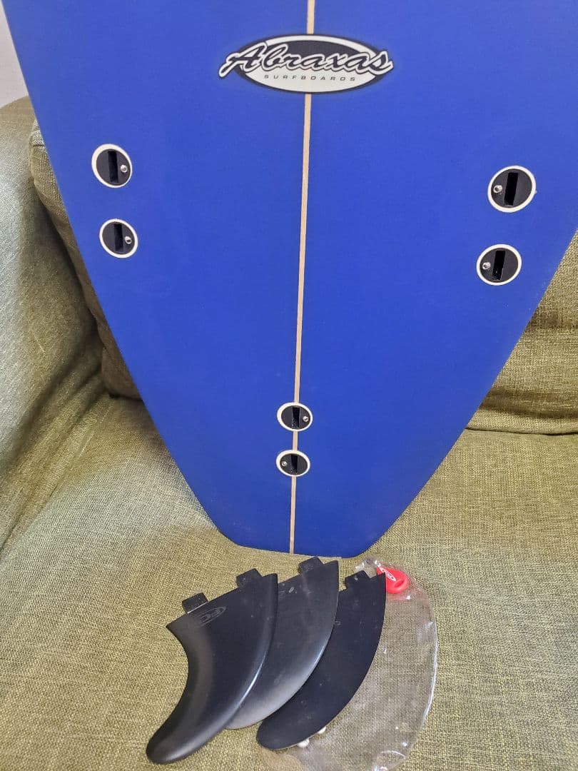 サーフィン　ショートボード　abraxas フィン付　FCS パフォーマンス