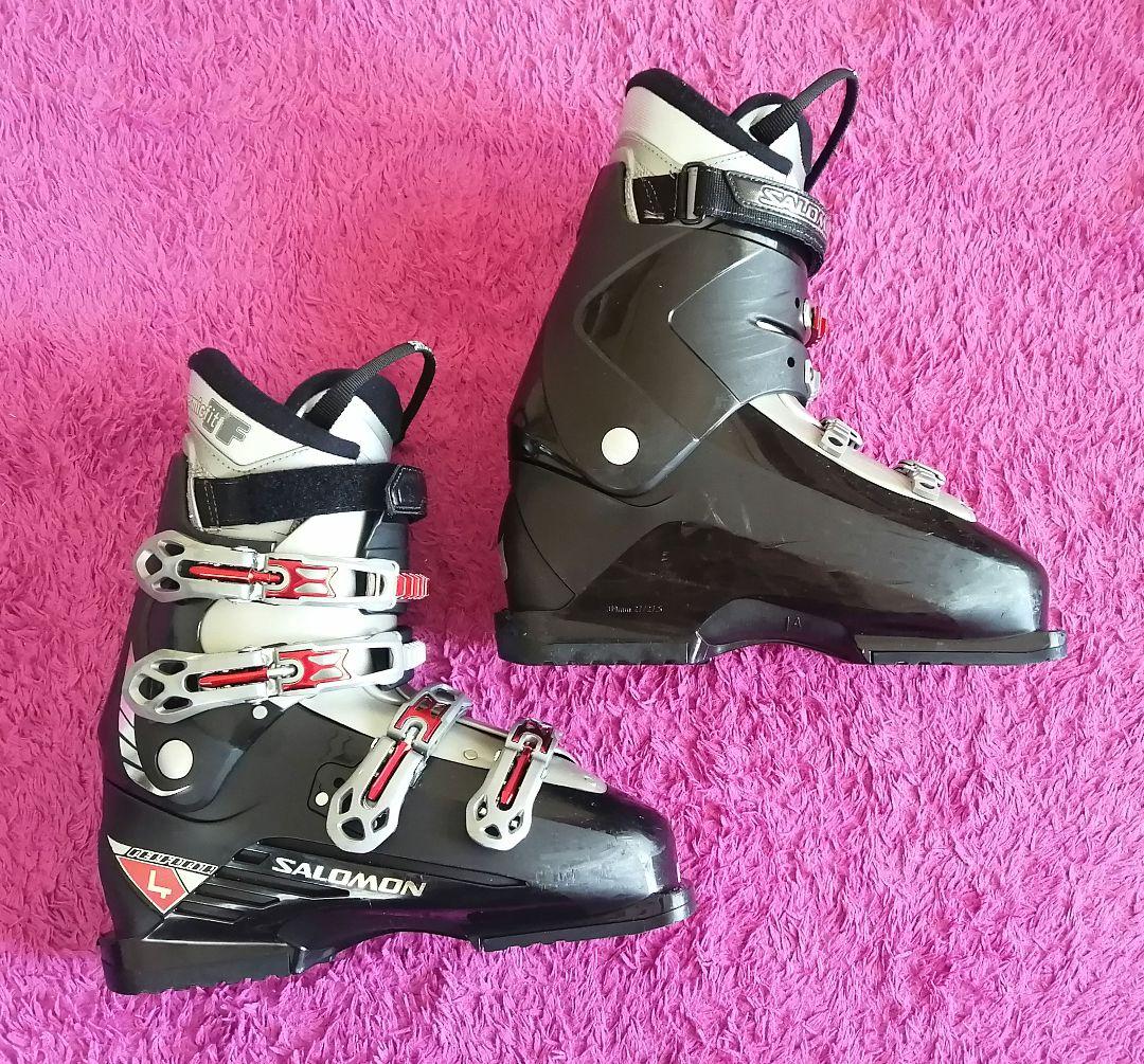 サロモン SALOMON メンズ スキーブーツ 27.5 黒 ブラック