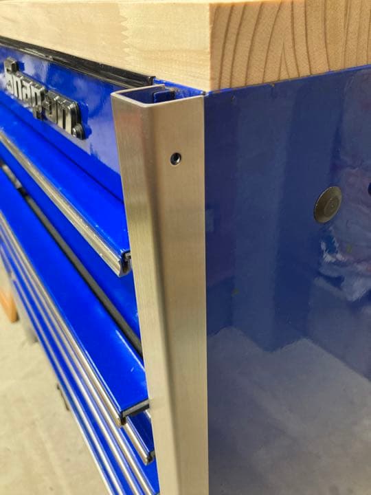 超頑丈　スナップオン　工具箱　KRL756専用　コーナープロテクター　ステンレス