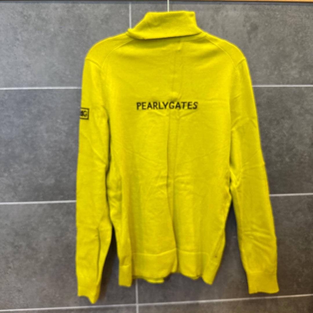 超美品 PEARLYGATES パーリーゲイツ タートルネックセーター