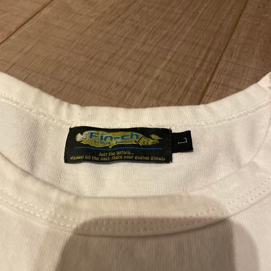 Fin-ch フィンチ　ホワイト Tシャツ Lサイズ
