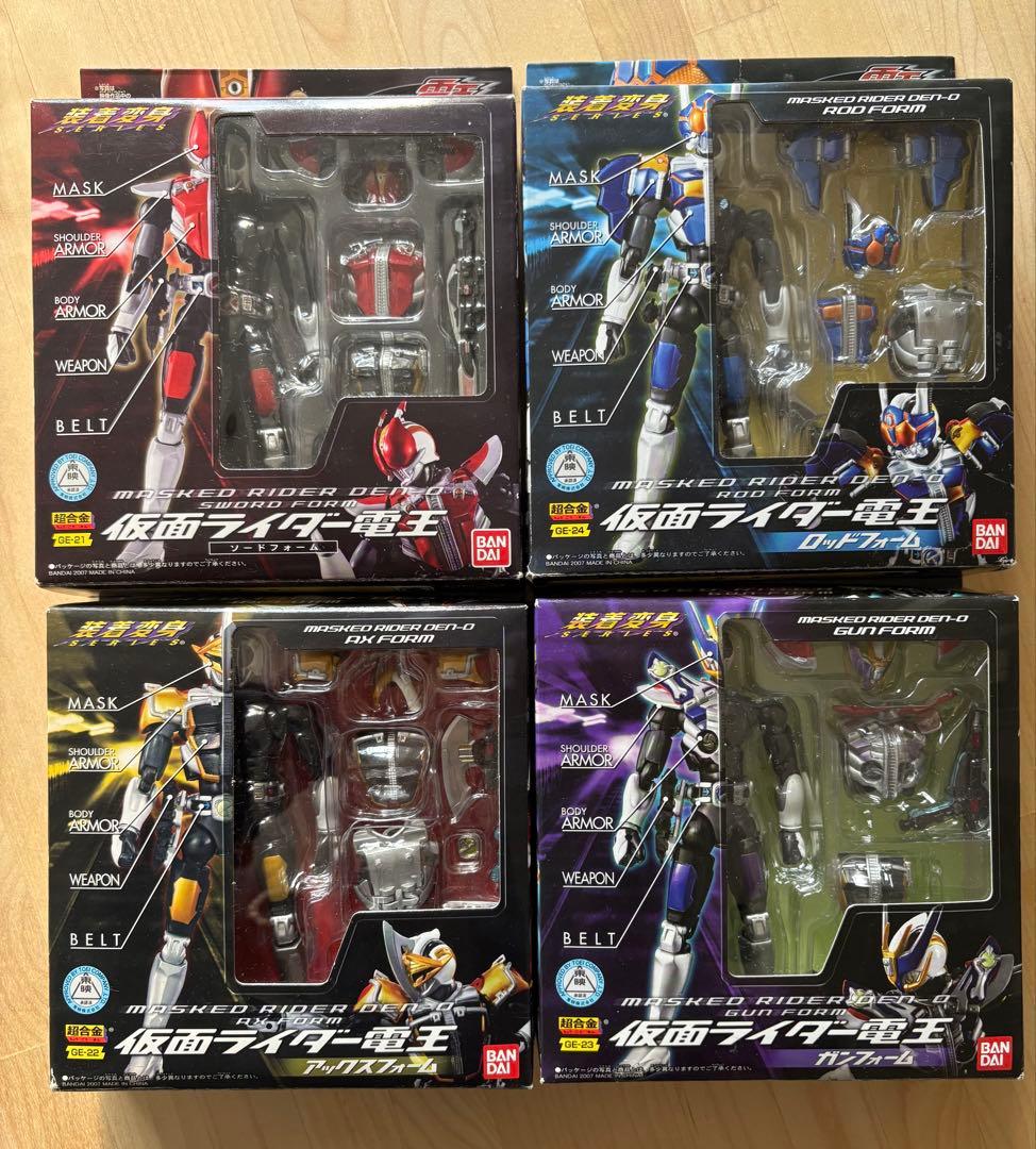 仮面ライダー電王/装着変身シリーズ/4フォームセット/フィギュア