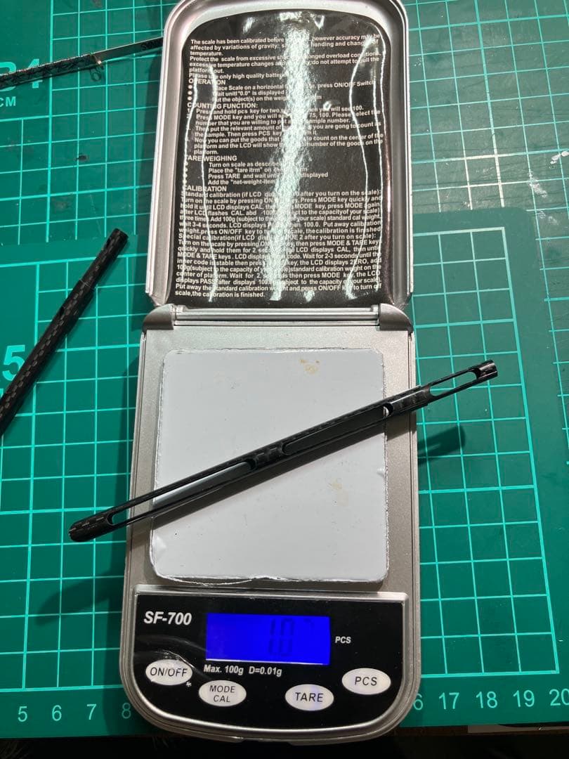 超軽量ワカサギ穂先用Kfactory Limited 10センチ延長　２本セット