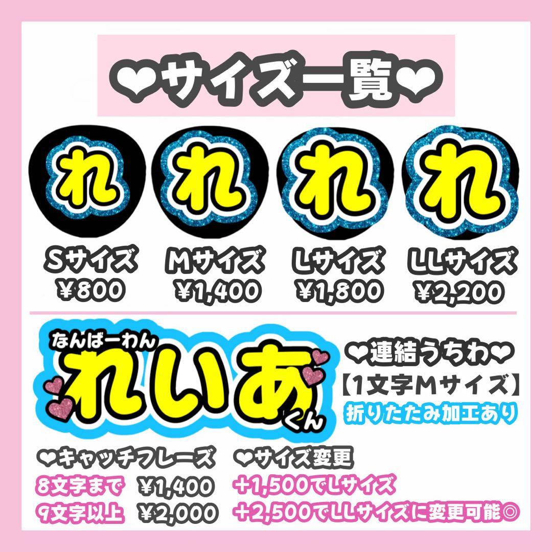 ★ページ うちわ文字 オーダー うちわ屋さん 連結うちわ 文字パネル