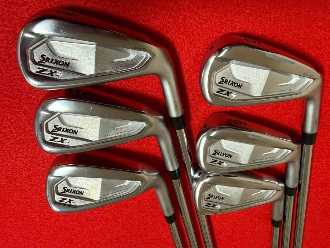 【美品】SRIXON スリクソン ZX4 mkⅡ 6本 セット