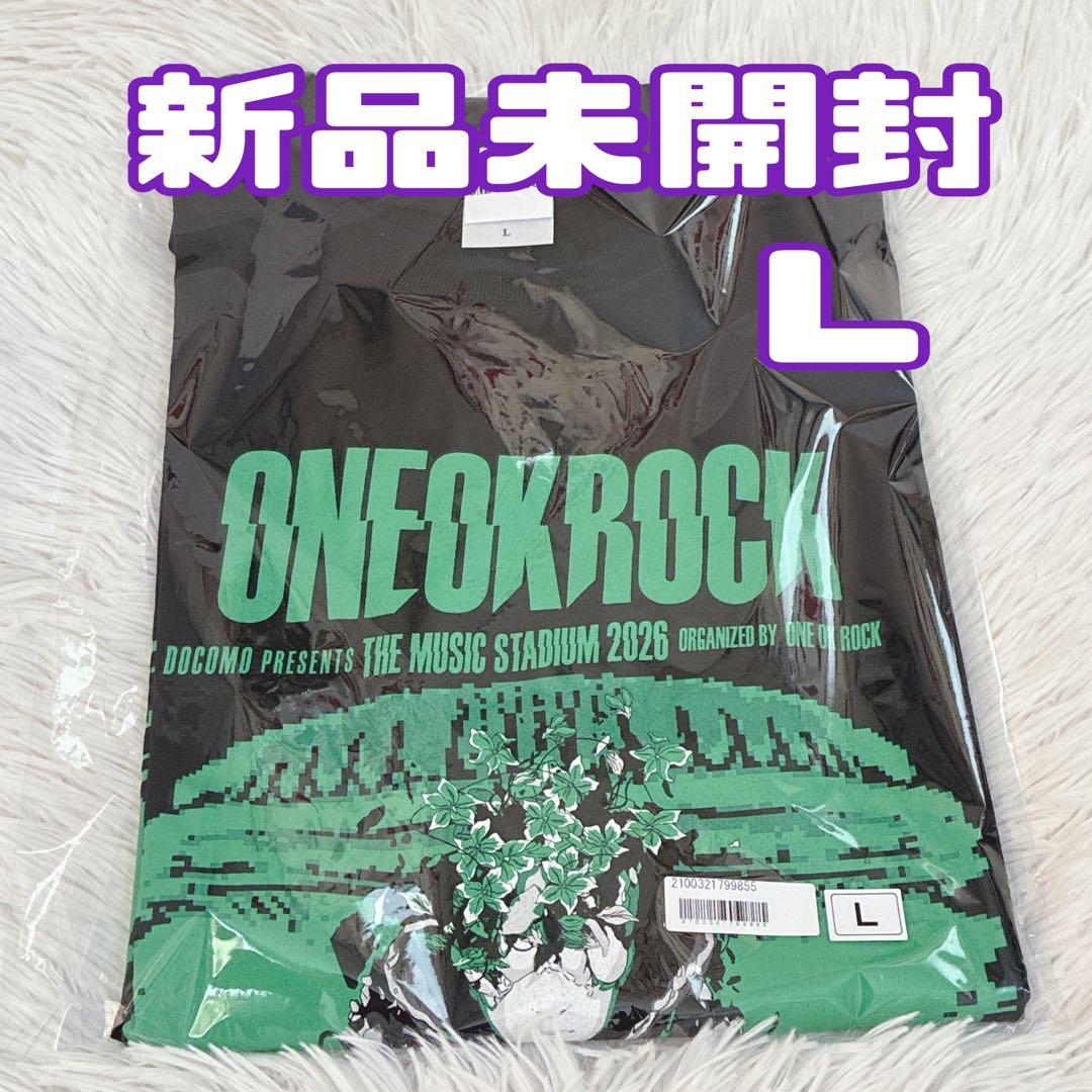 Lサイズ　ONE OK ROCK 2026 TMS Tシャツ-A BLACK 黒
