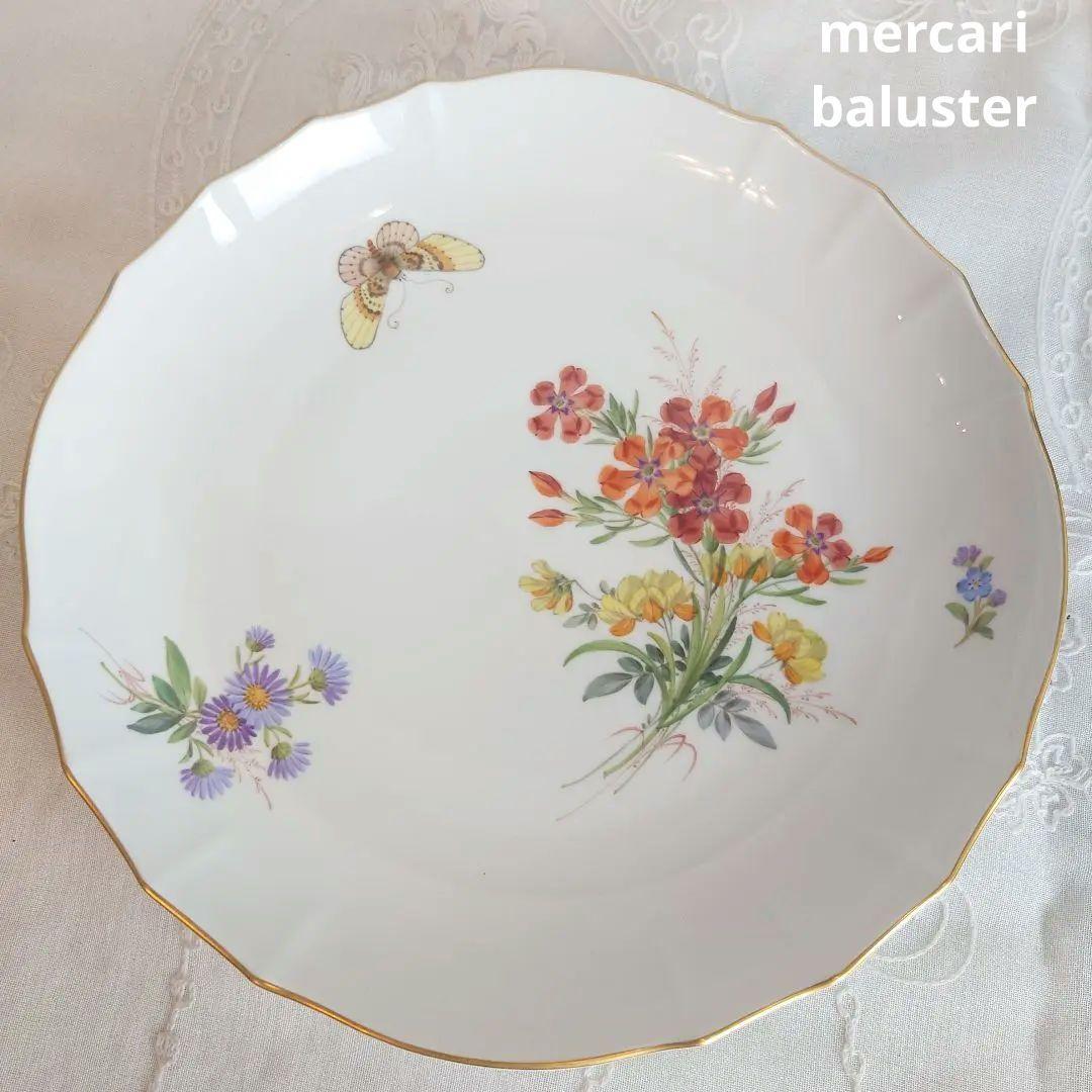 マイセン　自然主義　大皿　28cm Meissen