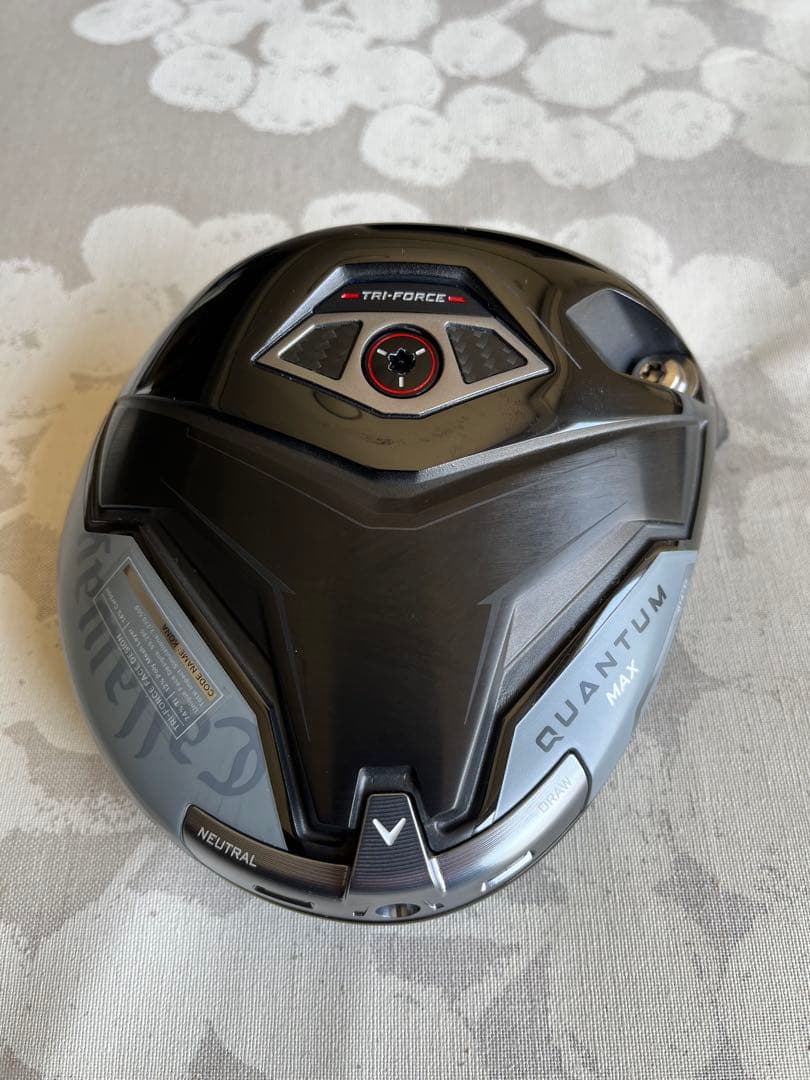 Callaway Quantum ドライバー ヘッド、ヘッドカバー、保証書付き