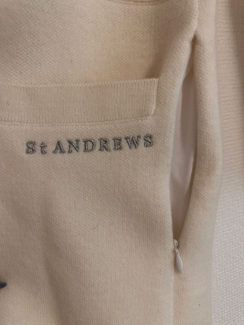 St ANDREWS ゴルフ ワンピース クリーム色