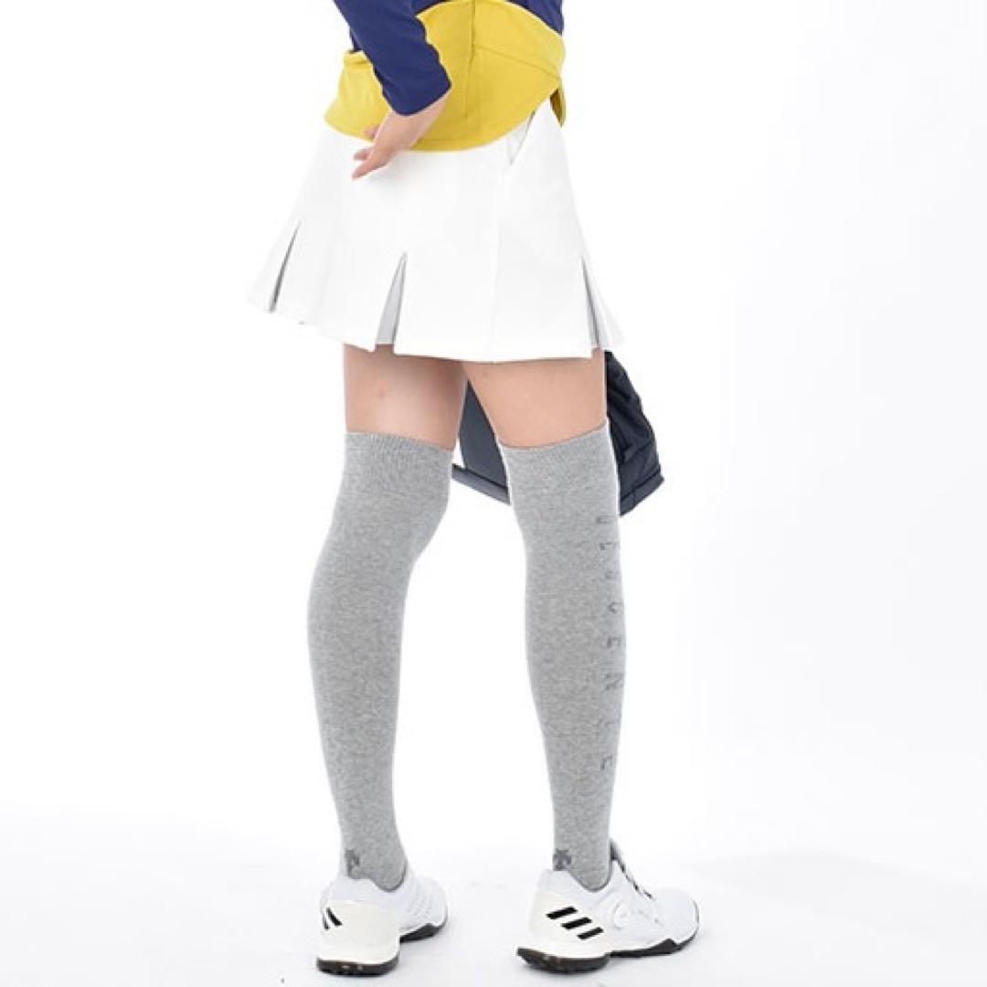 デサントゴルフ(DESCENTE GOLF) ストレッチプリーツスカート 白