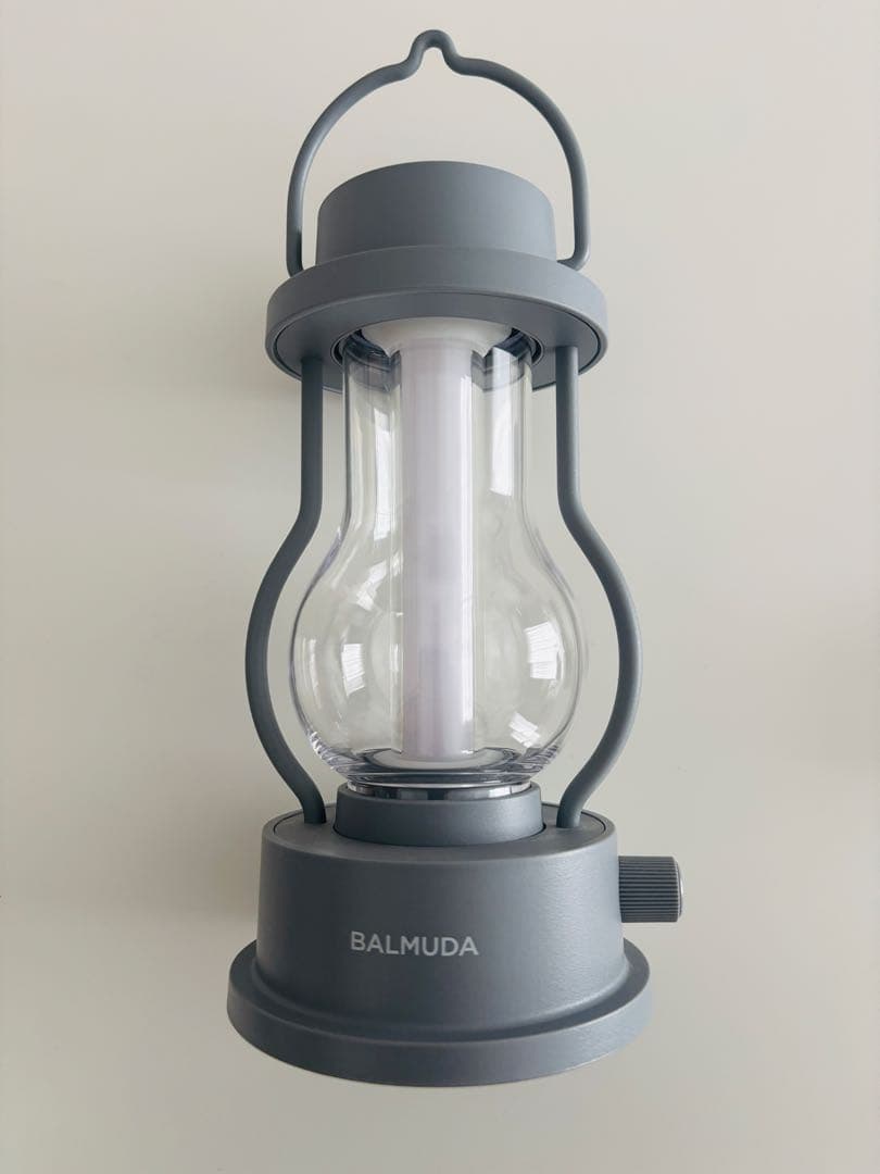【美品】BALMUDA ザ ランタン グレー