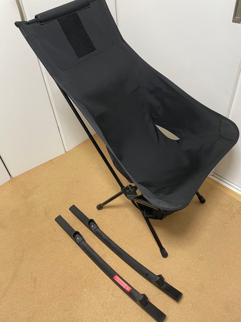 美品ヘリノックス Helinox タクティカルサンセットチェアロッキングフット付