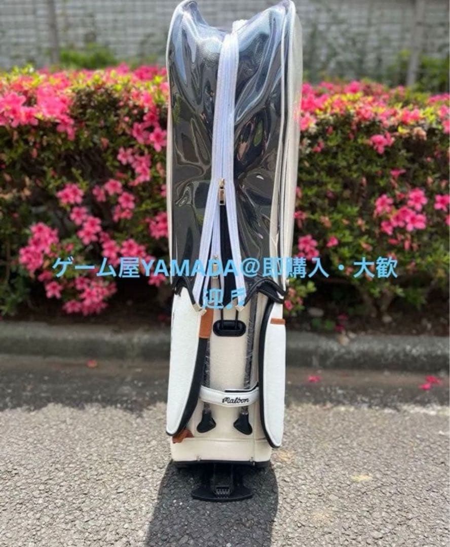 【即発送】 Malbon Golfマルボン ゴルフ キャディバッグ スタンド式