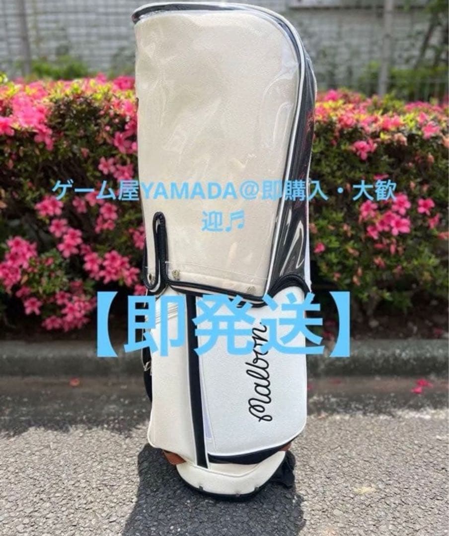【即発送】 Malbon Golfマルボン ゴルフ キャディバッグ スタンド式