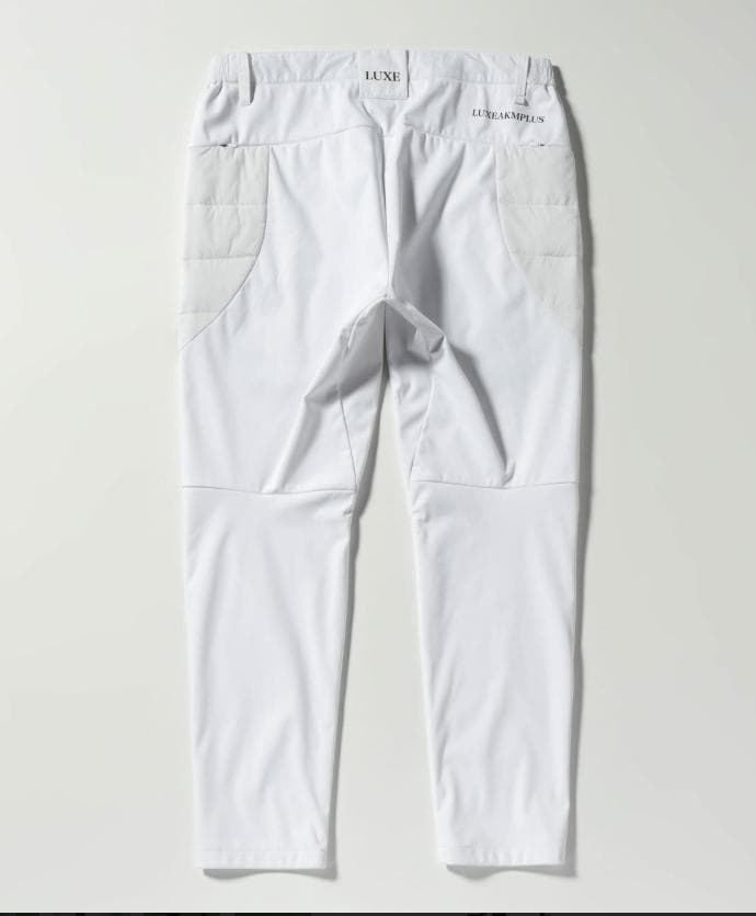 【新品】LUXEAKMPLUS 中綿ナイロンロングパンツ　M